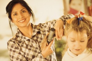 Non-Traditional Cosmetology Student (Thinkstock 78427020)